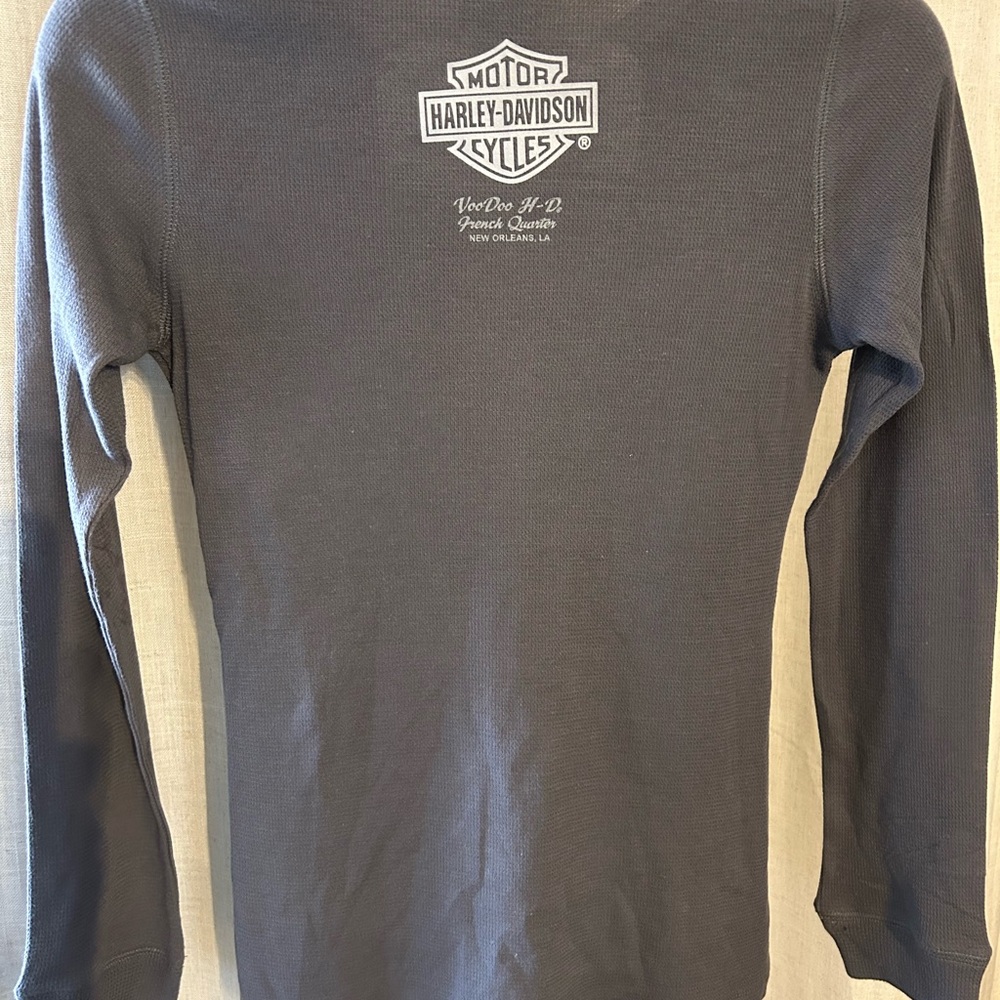 Harley-Davidson Charcoal Graphic Long Sleeve - Picture 2 of 6